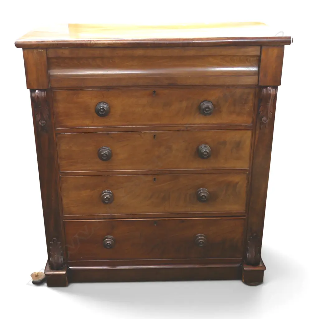 ANITQUE MAHOGANY SCOTCH CHEST 1065x510x1175mm Image 1++