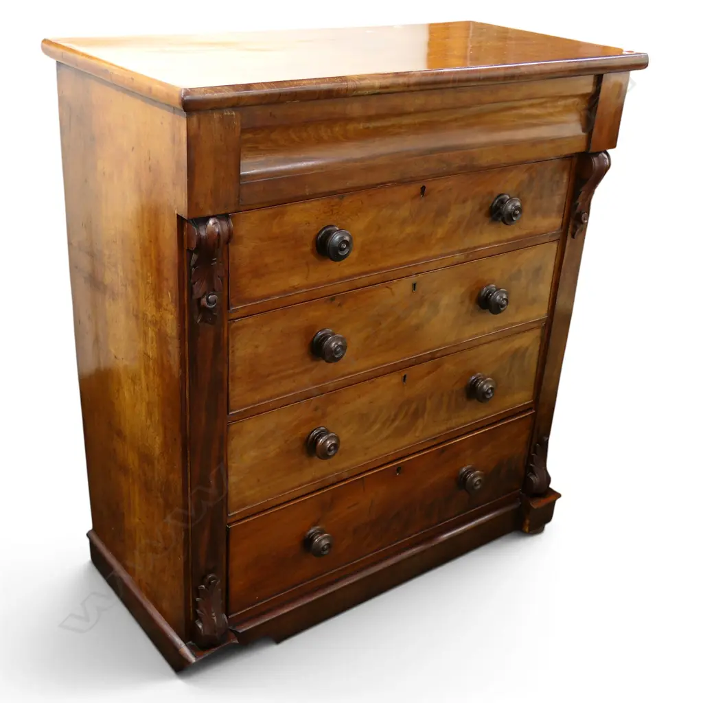 ANITQUE MAHOGANY SCOTCH CHEST 1065x510x1175mm Image 1++