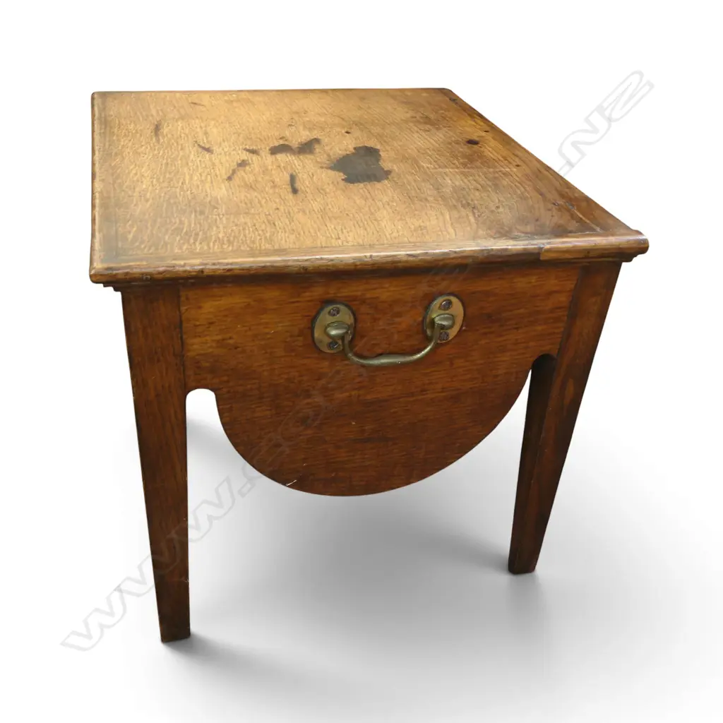 GEORGIAN OAK COMMODE 500x480x480mm Image 1++
