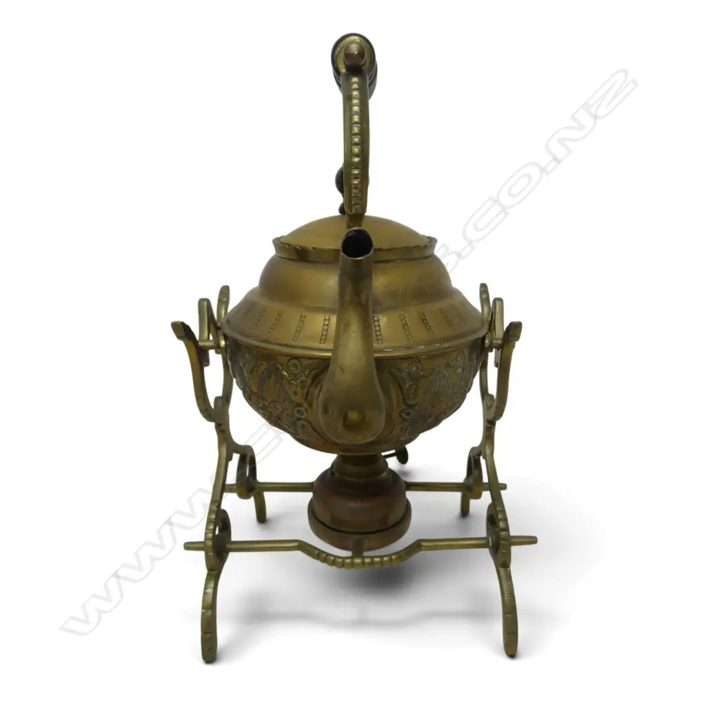 BRASS SPIRIT KETTLE H.310mm Image 1++