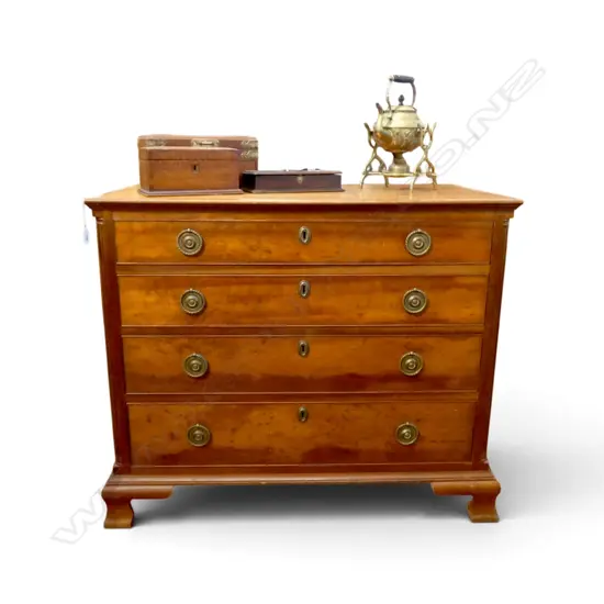 CHERRY CHEST OF DRAWERS; WILLIAM A. LANDAU DES MOINES IOWA 1959 1050x565x865mm