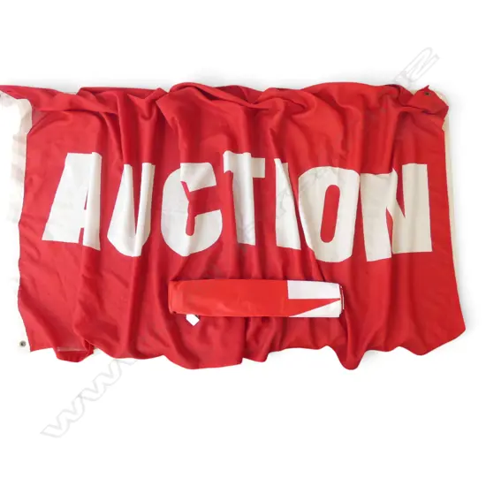 2 'AUCTION' FLAGS