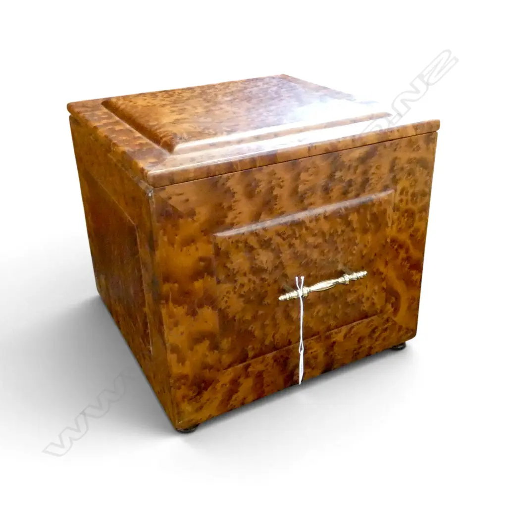 BURR WOOD BOX 340x340x320mm Image 1++