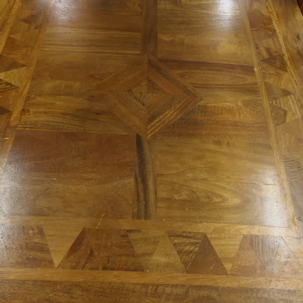 PARQUET DINING TABLE 1840x1040x765mm, 6 CHAIRS Image 1++