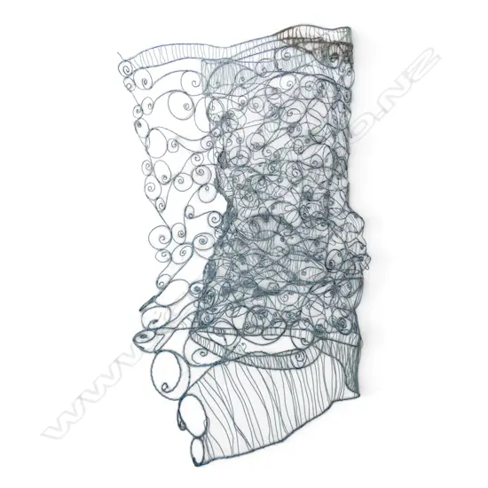 SANDRA MCINTOCK 'FISHING SCHOOL No. 20' WIRE ARTWORK