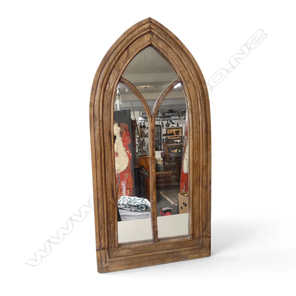 WOODEN MIRROR 1000x485mm Image 1++
