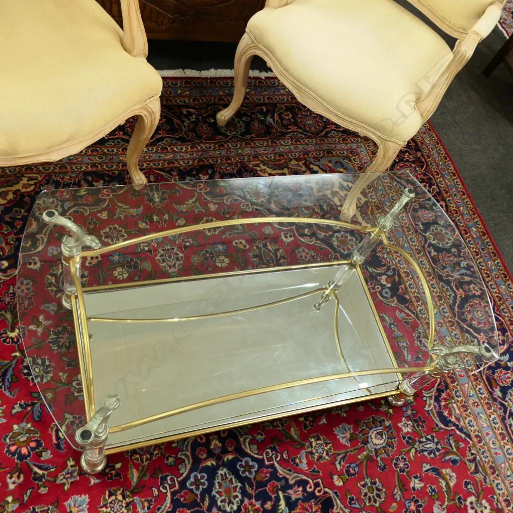 GLASS COFFEE TABLE 1105x570x400mm Image 1++