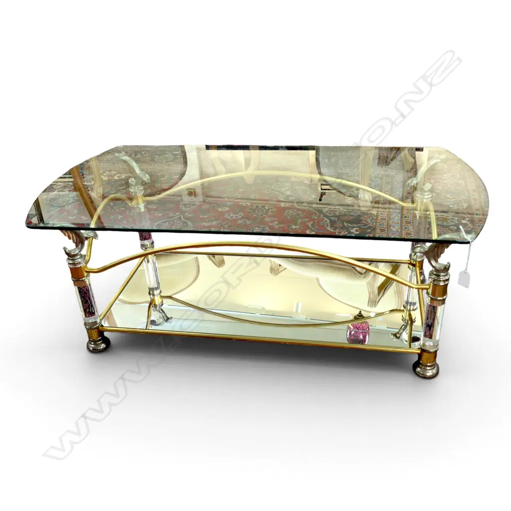 GLASS COFFEE TABLE 1105x570x400mm Image 1++