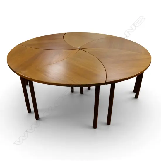 6 SIDE TABLES (TOGETHER FORM A CIRCLE 1300mm dia)