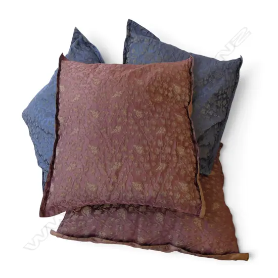 4 JIM THOMPSON SILK CUSHIONS 600x500mm