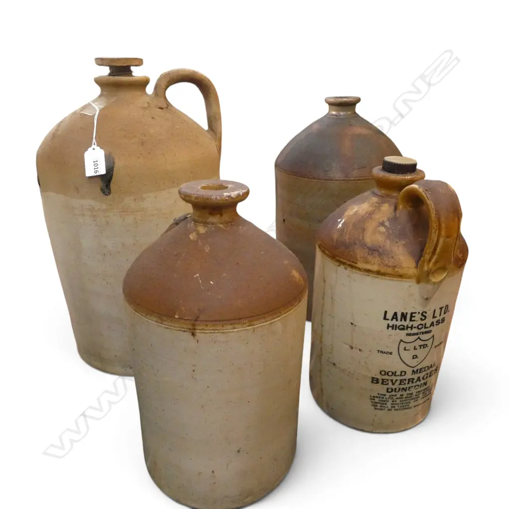 4 STONEWARE BOTTLES H.450mm Image 1++