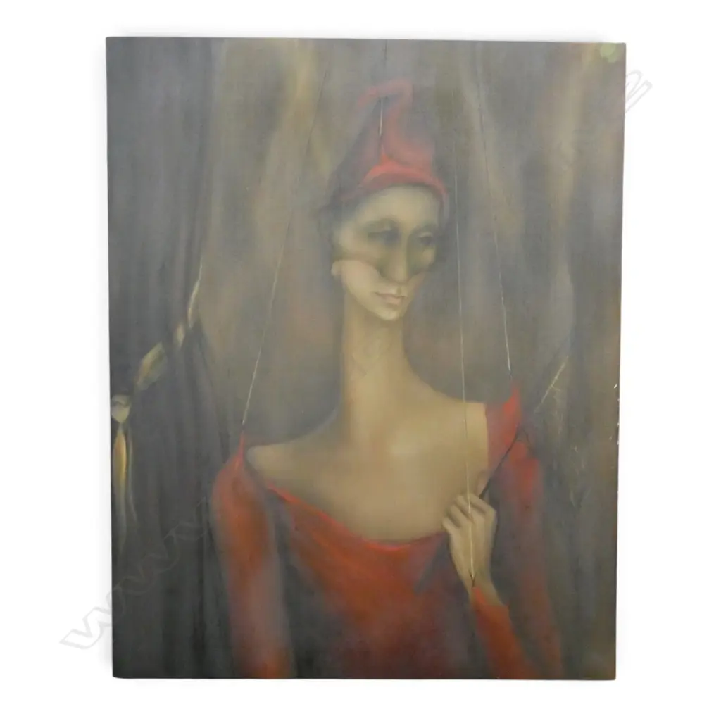 HELEN LEES, POTRAIT, OIL ON CANVAS, 670x610mm Image 1++