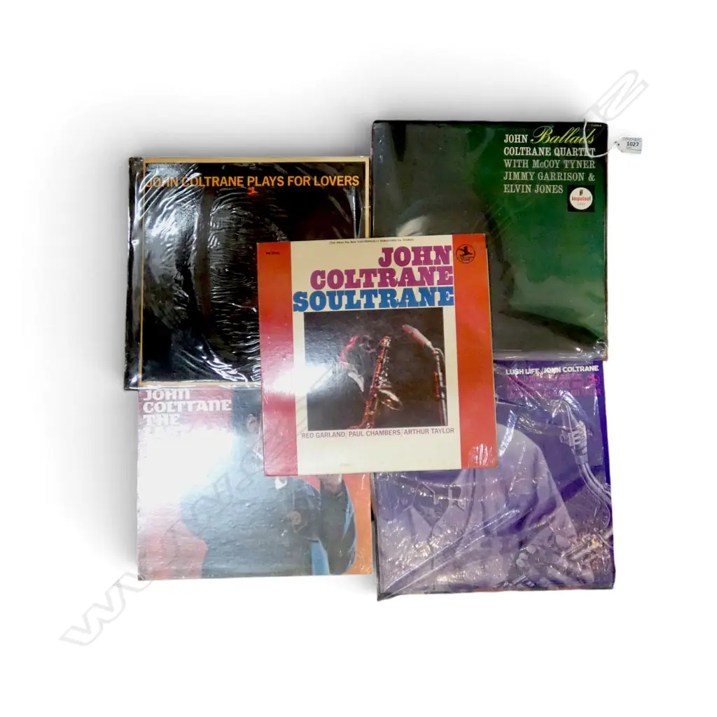 5 JOHN COLTRANE JAZZ LP RECORDS (1 FACTORY SEALED) Image 1++