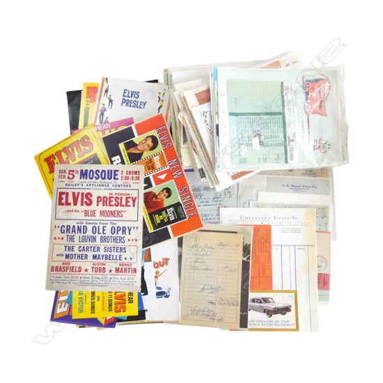 RELICA ELVIS DOCUMENTS FROM GRACELAND ARCHIVES