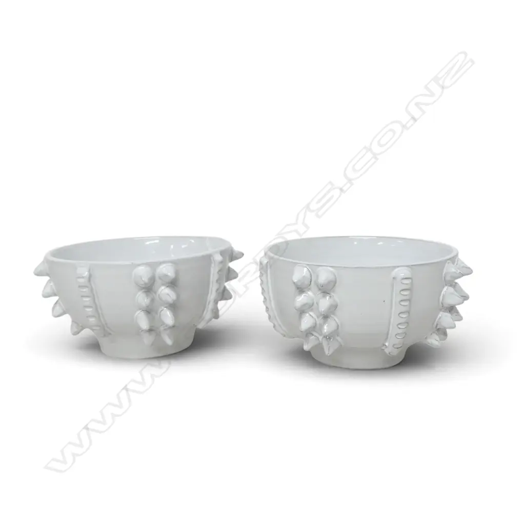 PR WHITE CERAMIC BOWLS H.135mm, 270mm dia Image 1++