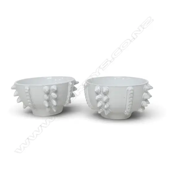 PR WHITE CERAMIC BOWLS H.135mm, 270mm dia