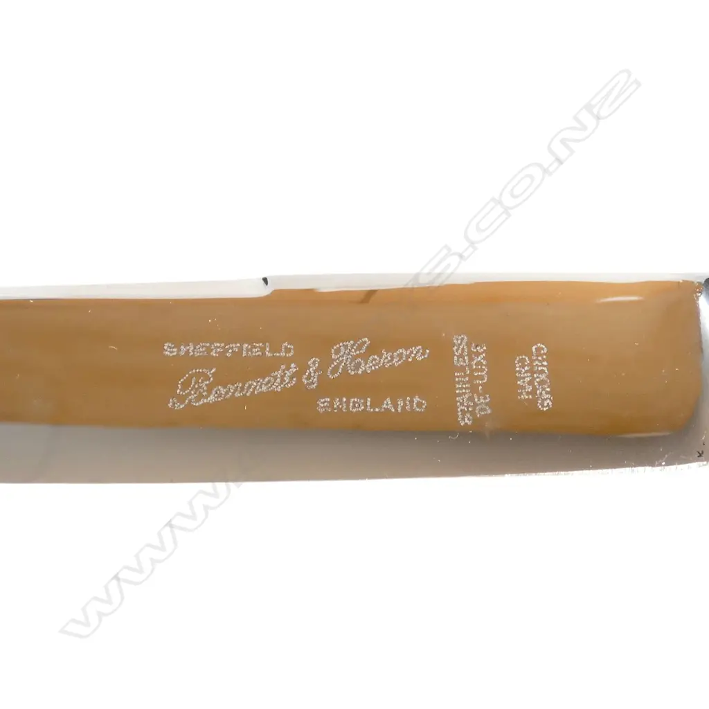 VINTAGE 'CRAFTSMAN' BOXED SET 6 TABLE KNIVES casein handles as new in wrapping etc Image 1++