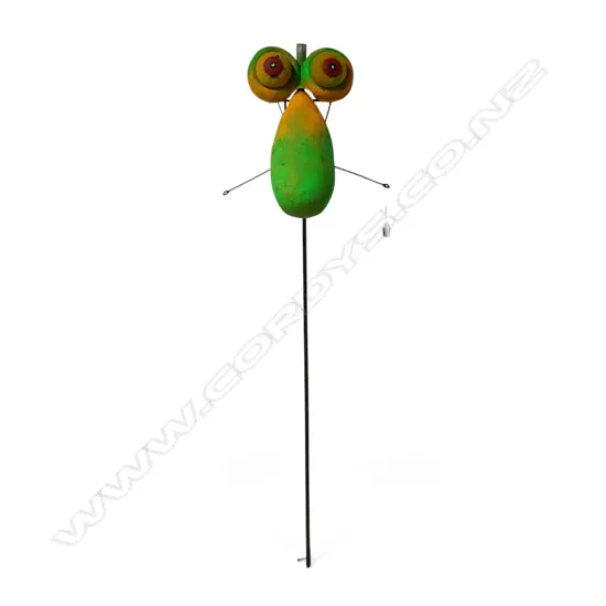 UNIQUE VINTAGE CRAFTSMAN MADE THEATRICAL CIRCUS MECHANICAL PART PART PUPPET HEAD H.1180mm