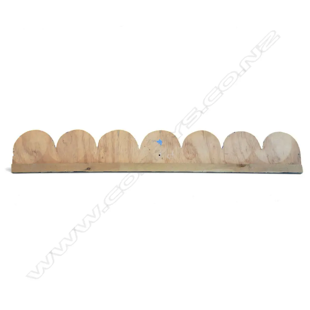 6 PAINTED WOOD THEATRICAL EDGE PANELS L.990mm Image 1++