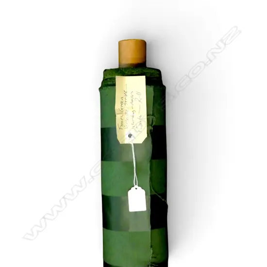 FABRIC BOLT; FRENCH GREEN, VERSAILLES STRIPE, 15M