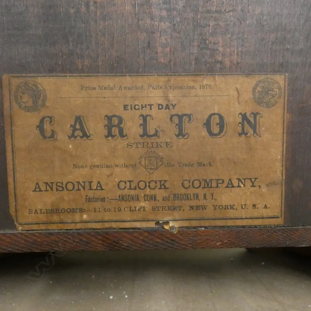 ANTIQUE ANSONIA GINGERBREAD MANTLECLOCK H570MM Image 1++