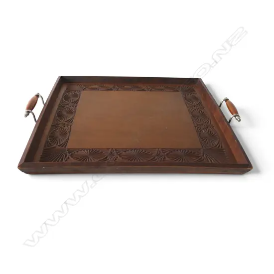CHIP CARVED TRAY W.540mm
