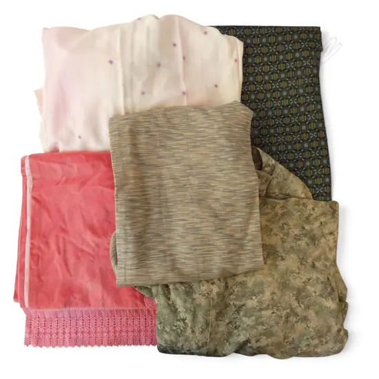 4 JAPANESE GARMENTS + FABRIC 