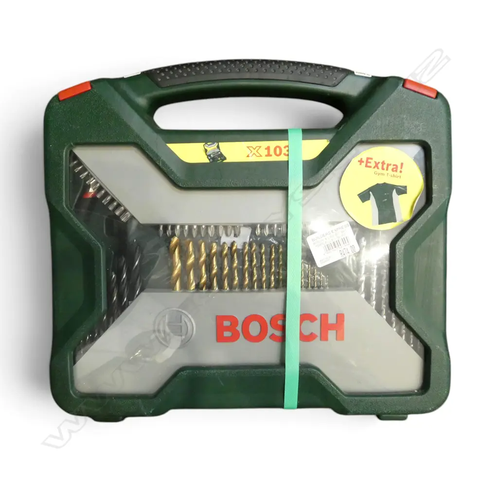 CASED BOSCH DRILL BIT SET (APPEARS COMPLETE)  Image 1++