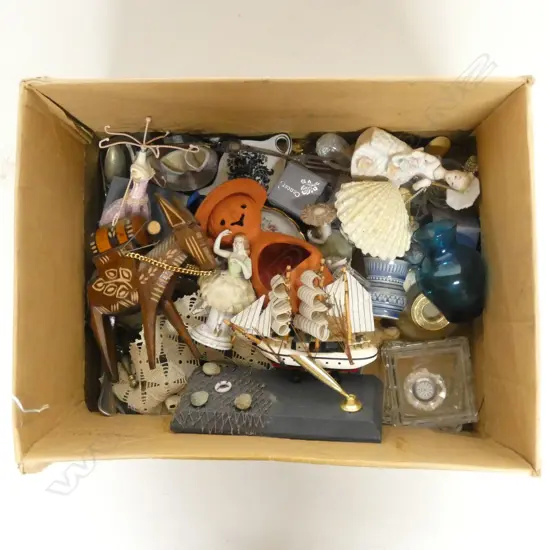 BOX OF ASST. COLLECTIBLES