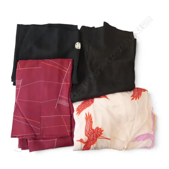 ASST. JAPANESE SILK OR WOOL KIMONO