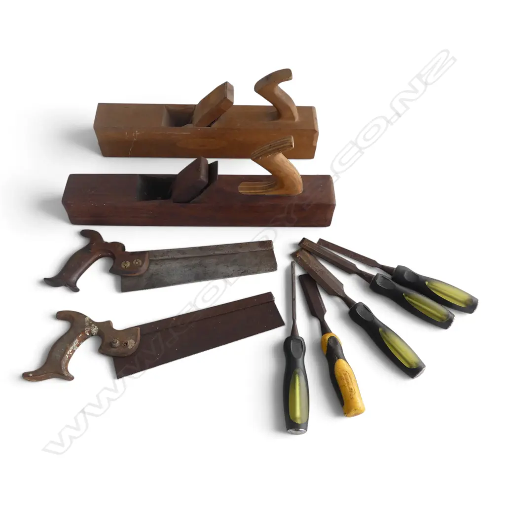 WOOD WORKING TOOLS; PLANES, CHISELS, SAWS Image 1++