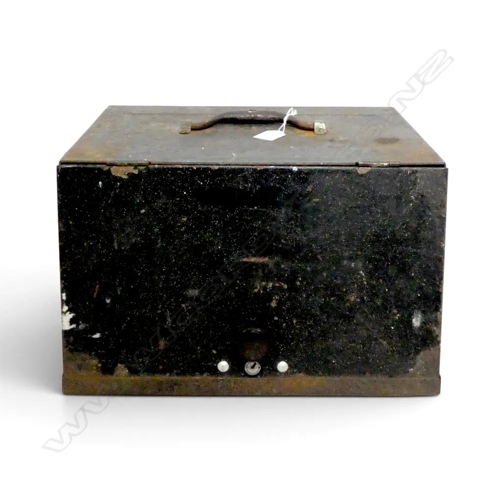 VINTAGE WORKMANS TOOL BOX w. DRAWERS 365x255x230mm Image 1++