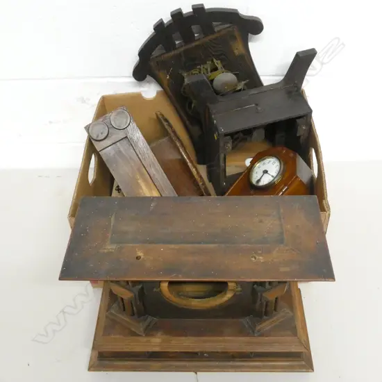 BOX OF ASST. CLOCKS