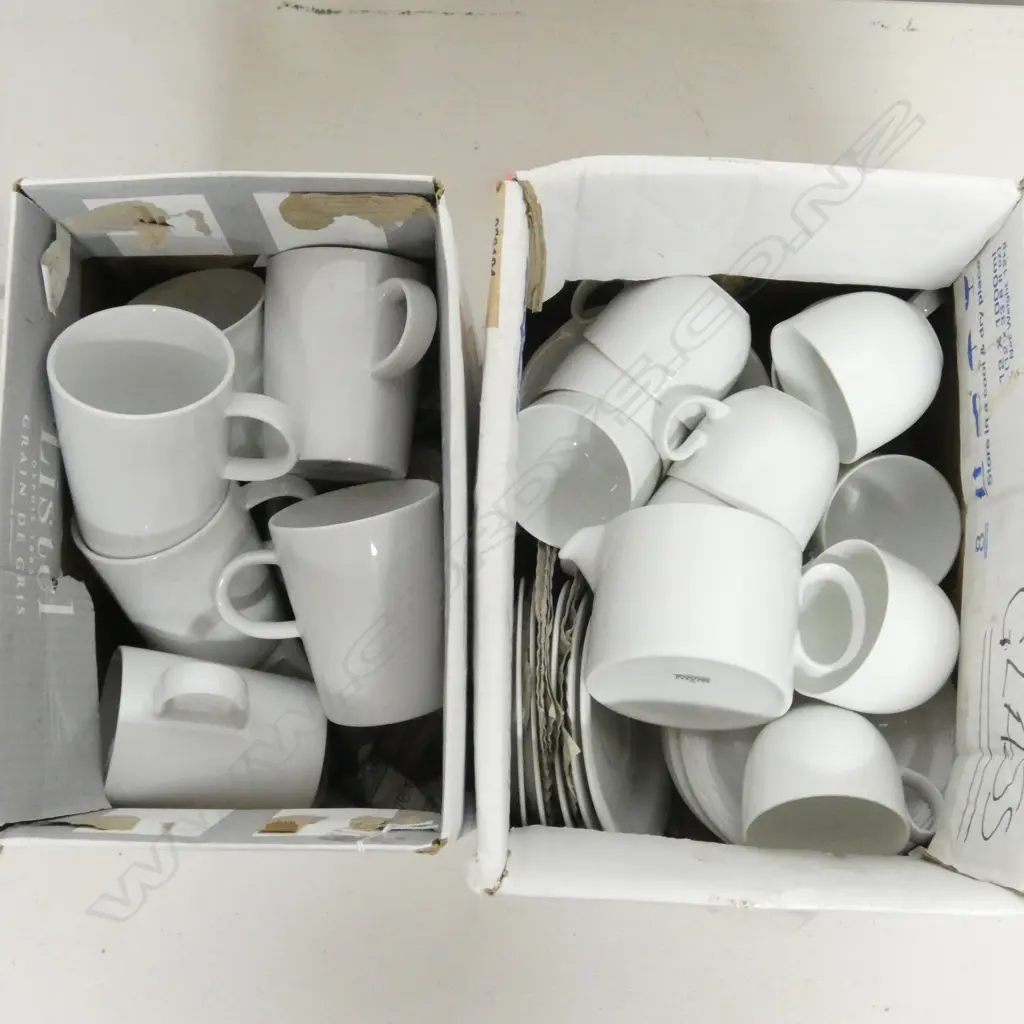 ASST. GERMAN WHITE PORCELAIN CHINA  Image 1++