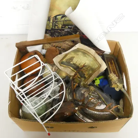 BOX OF ASST. COLLECTABLES 