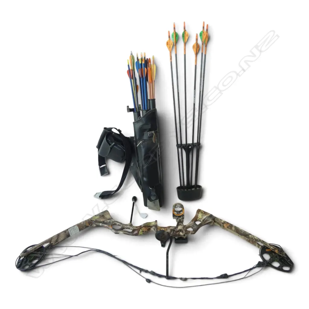COMPOUND BOW W. ARROWS ETC Image 1++