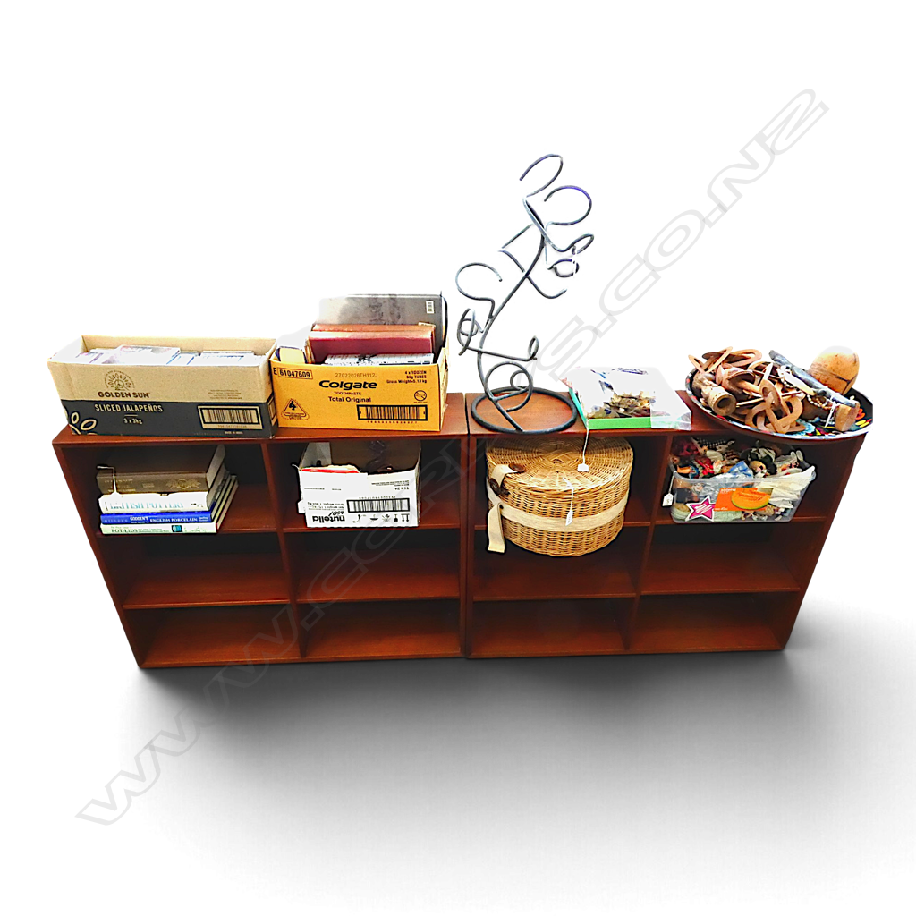 PR TEAK BOOKCASES 950x220x760mm Image 1++