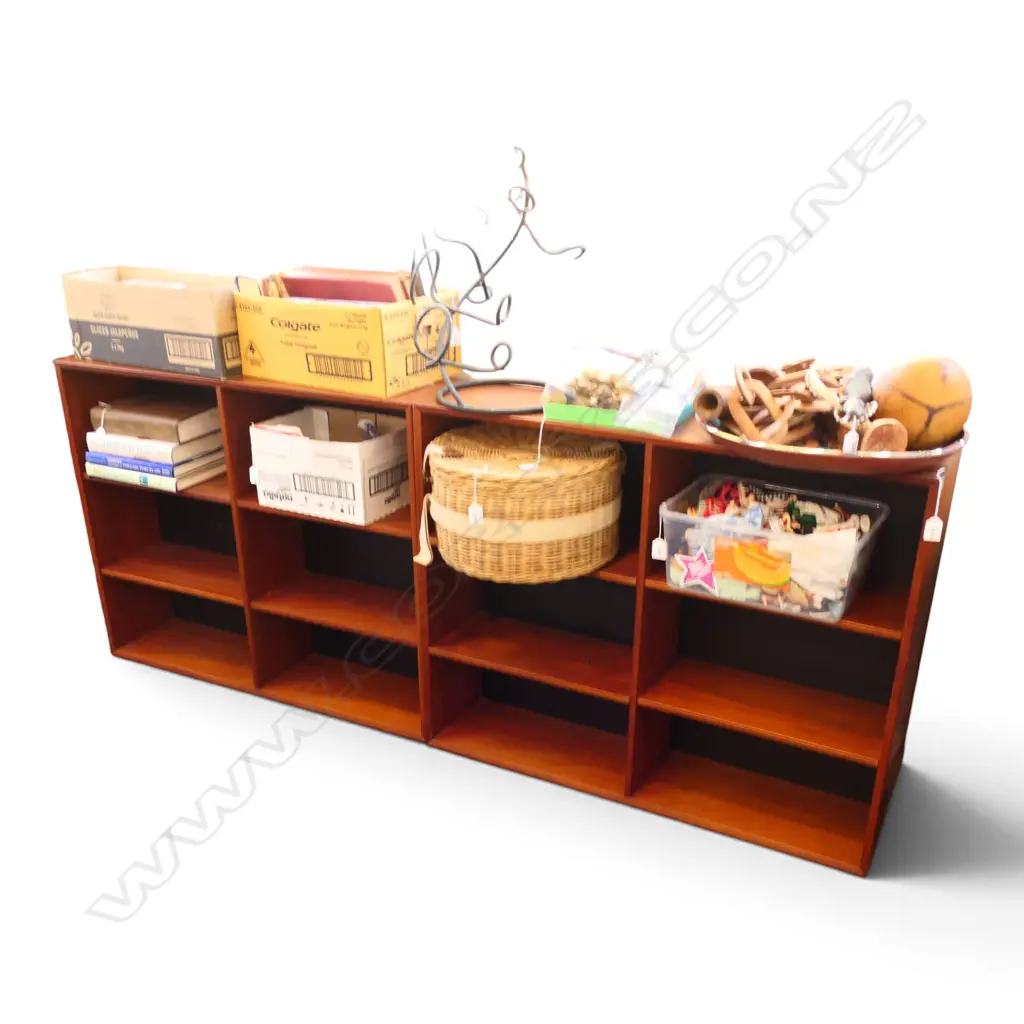 PR TEAK BOOKCASES 950x220x760mm Image 1++