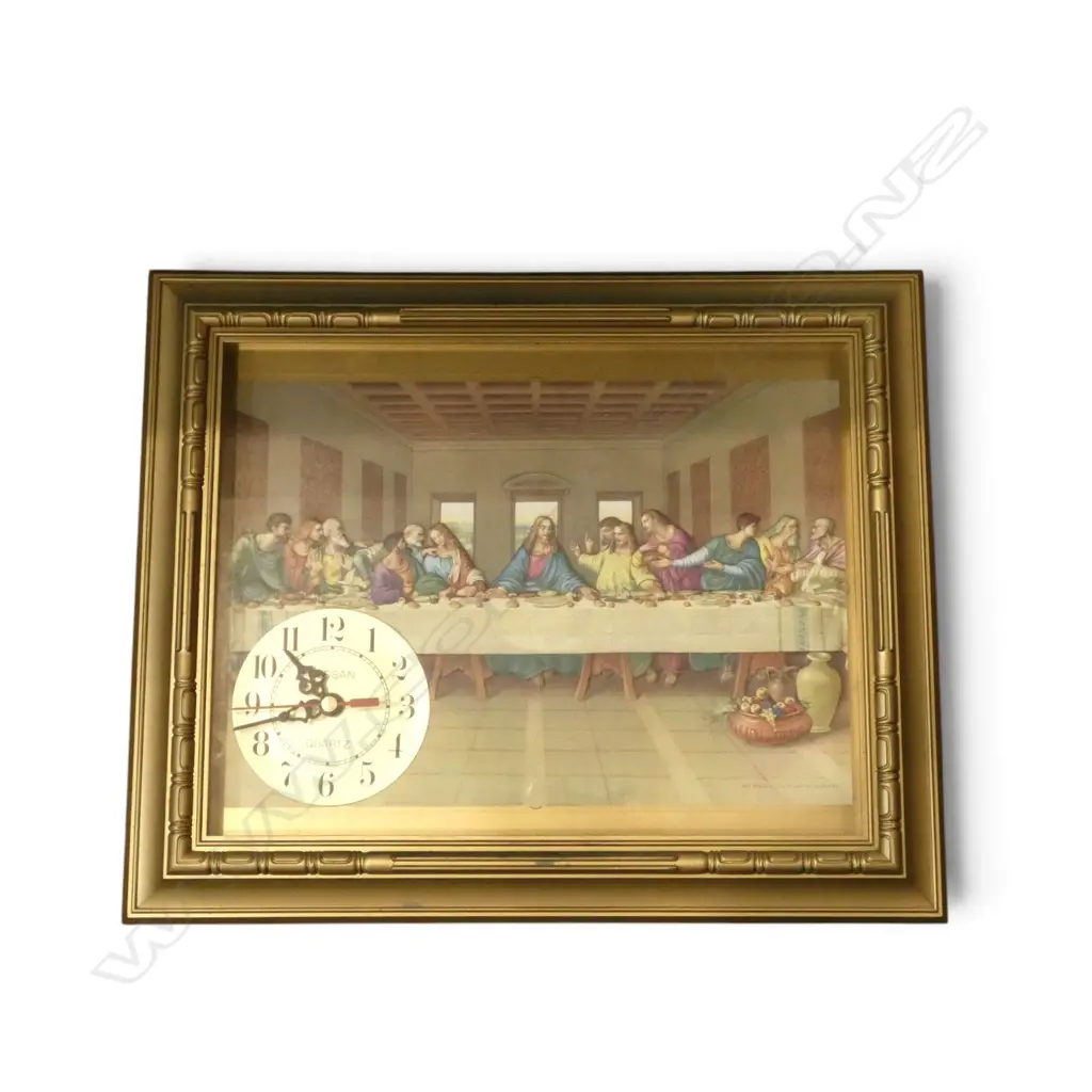 THE LAST SUPPER WALL CLOCK 350x425mm Image 1++