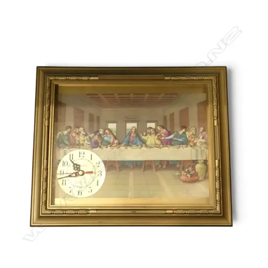 THE LAST SUPPER WALL CLOCK 350x425mm