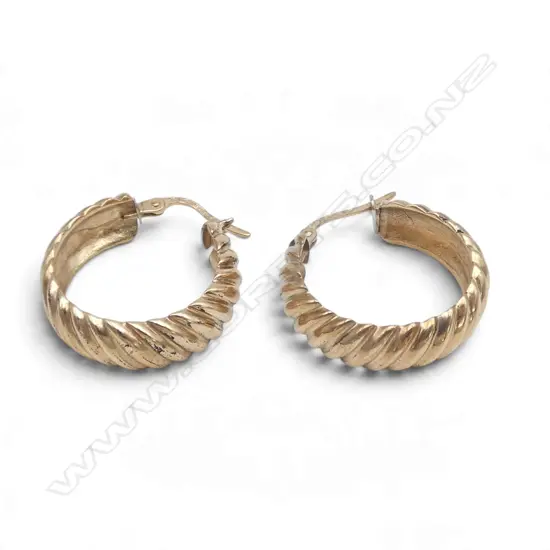 PR 9CT EARRINGS 6.5gms