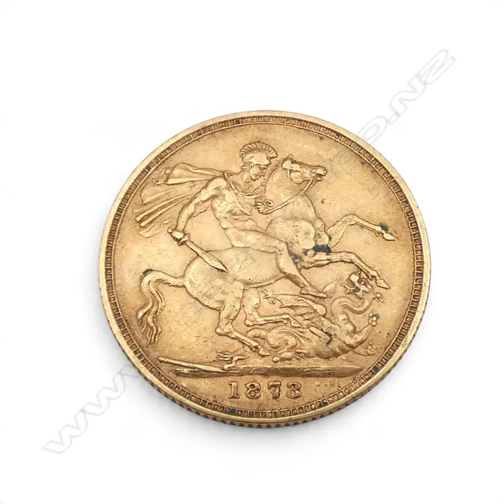VICTORIAN 1873 FULL SOVEREIGN Image 1++