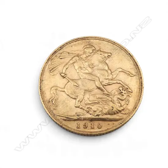 EDWARDIAN 1910 FULL SOVEREIGN