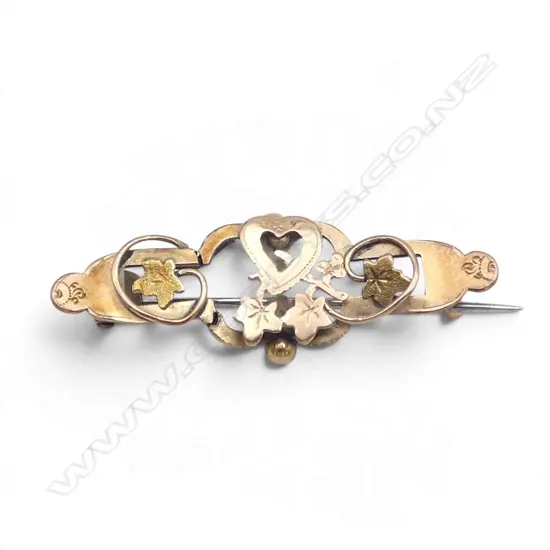 9CT BAR BROOCH 1.9gms