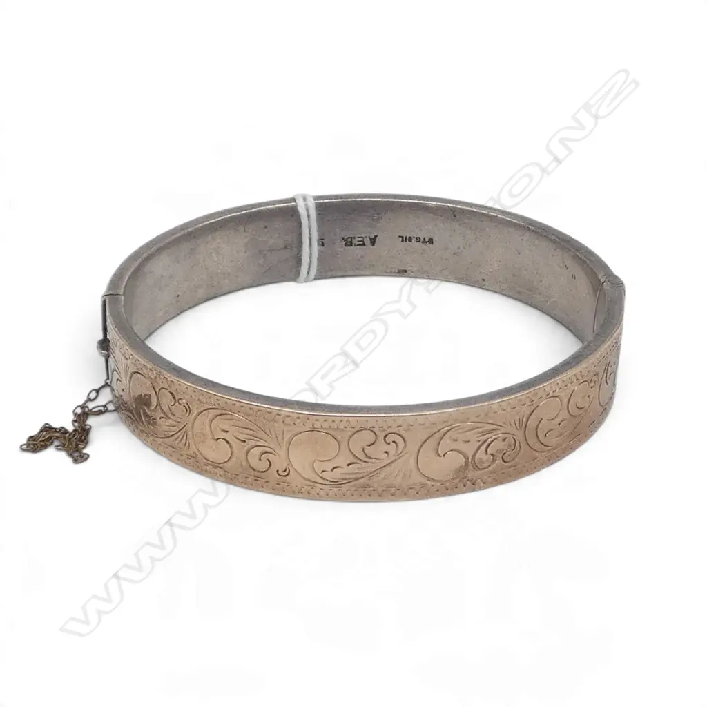 9CT / STG SILVER BANGLE 21gms Image 1++