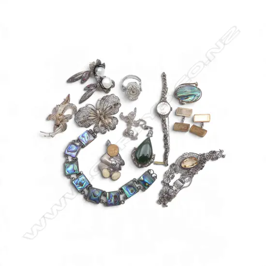 ASST. JEWELLERY, SOME STG SILVER