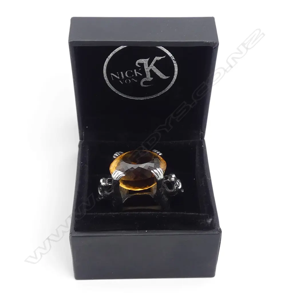 NICK VON K RING w. BOX SIZE S Image 1++