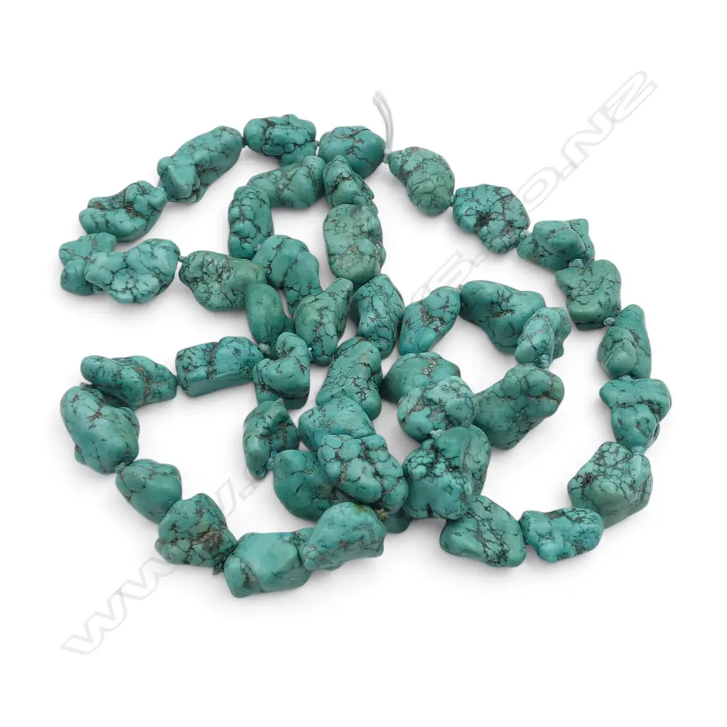 TURQUOISE? NECKLACE L.430mm Image 1++