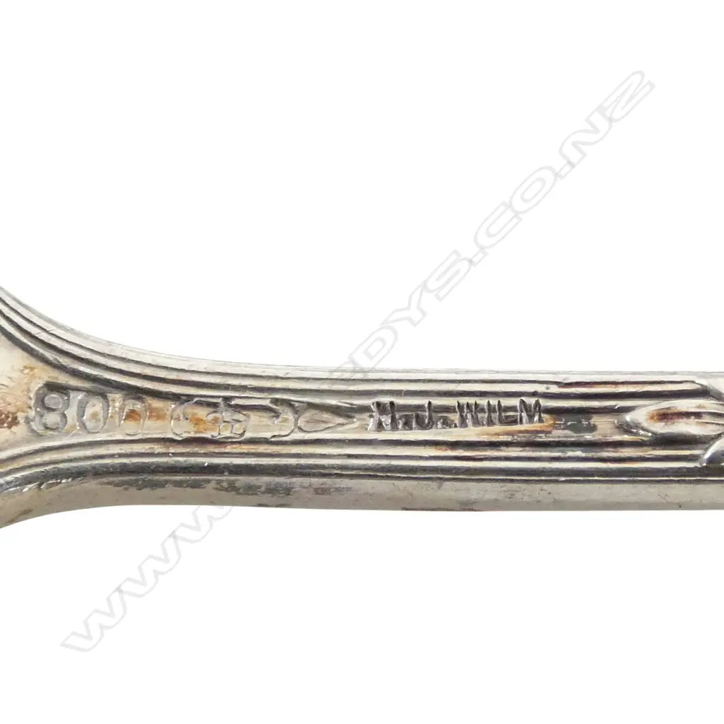 24 .800 GERMAN SILVER FISH KNIVES & FORKS 1115gms Image 1++