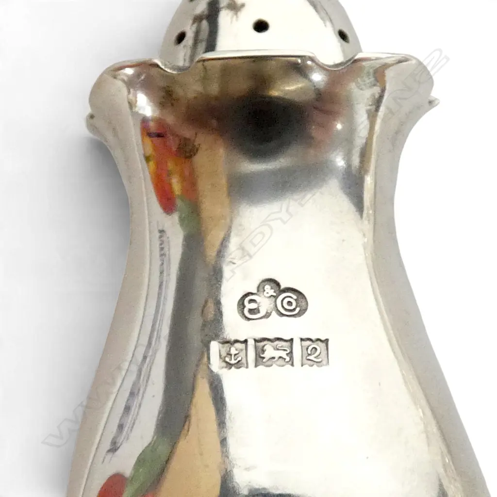 4 STG SILVER CONDIMENTS + 6 SPOONS 175gms Image 1++